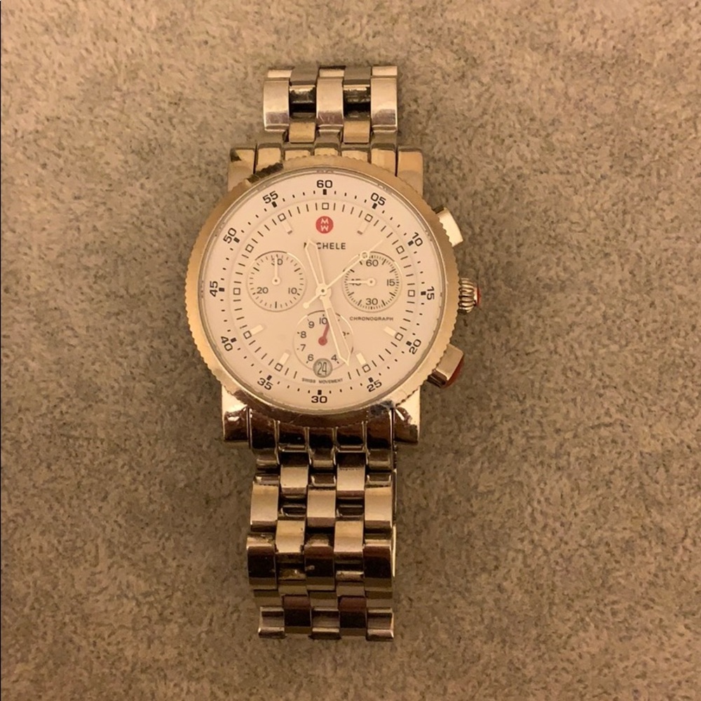 Silver sport edition Michele watch